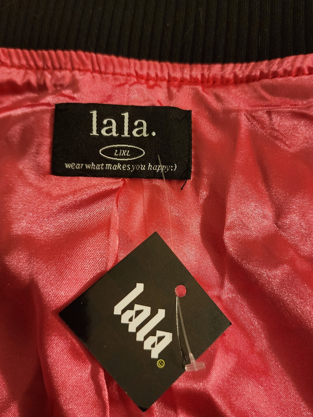 LaLa, Kimono Bold Bomber Coat - The World Is Yours - Picture 8 of 9